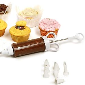 Norpro 3566 9-Piece Cupcake Injector Decorating Set